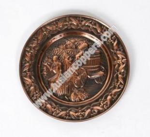 Copper Grape Harvests Plate