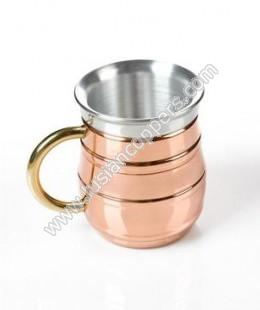 Copper/Alumínium beer mug (Cask Type)